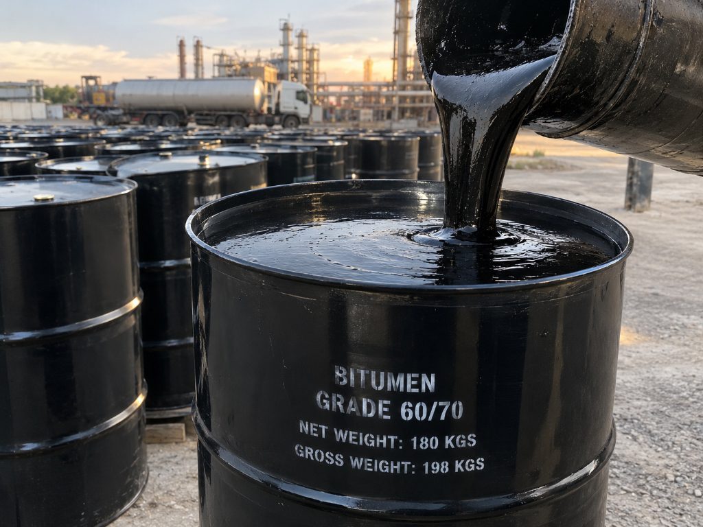 UAE Bitumen 60/70 Drum Filling and Export Packaging Facility